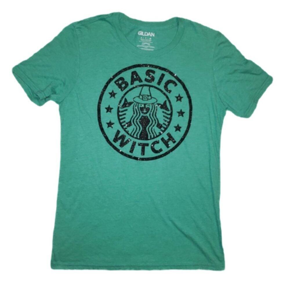 Basic Witch Starbuck Mermaid Logo T-shirt || Small || EUC